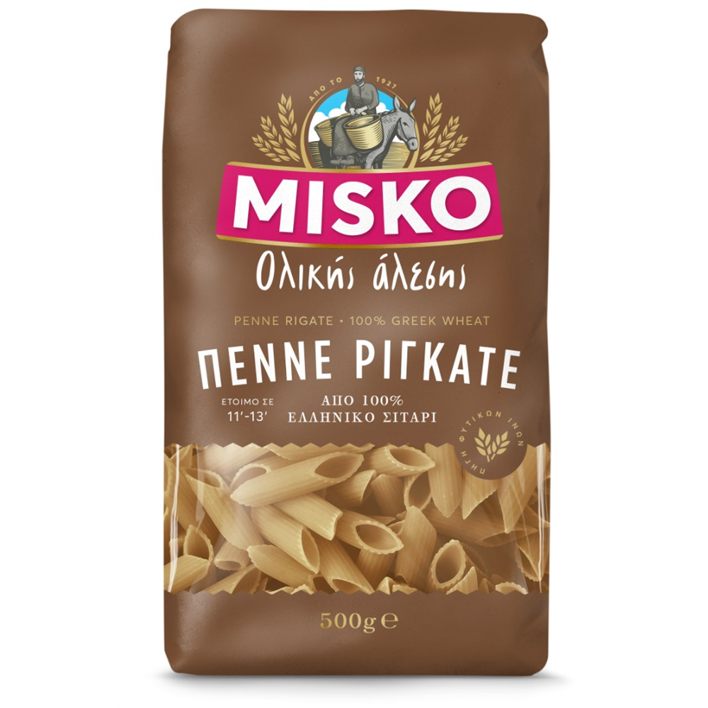 Testenina penne integralnie Misko 500gr