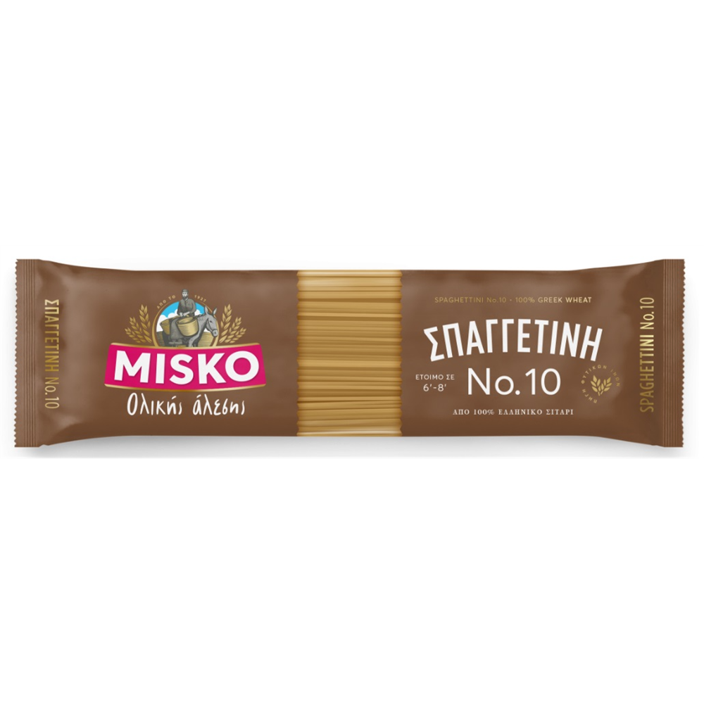 Testenina špageti br10, integralni Misko 500g