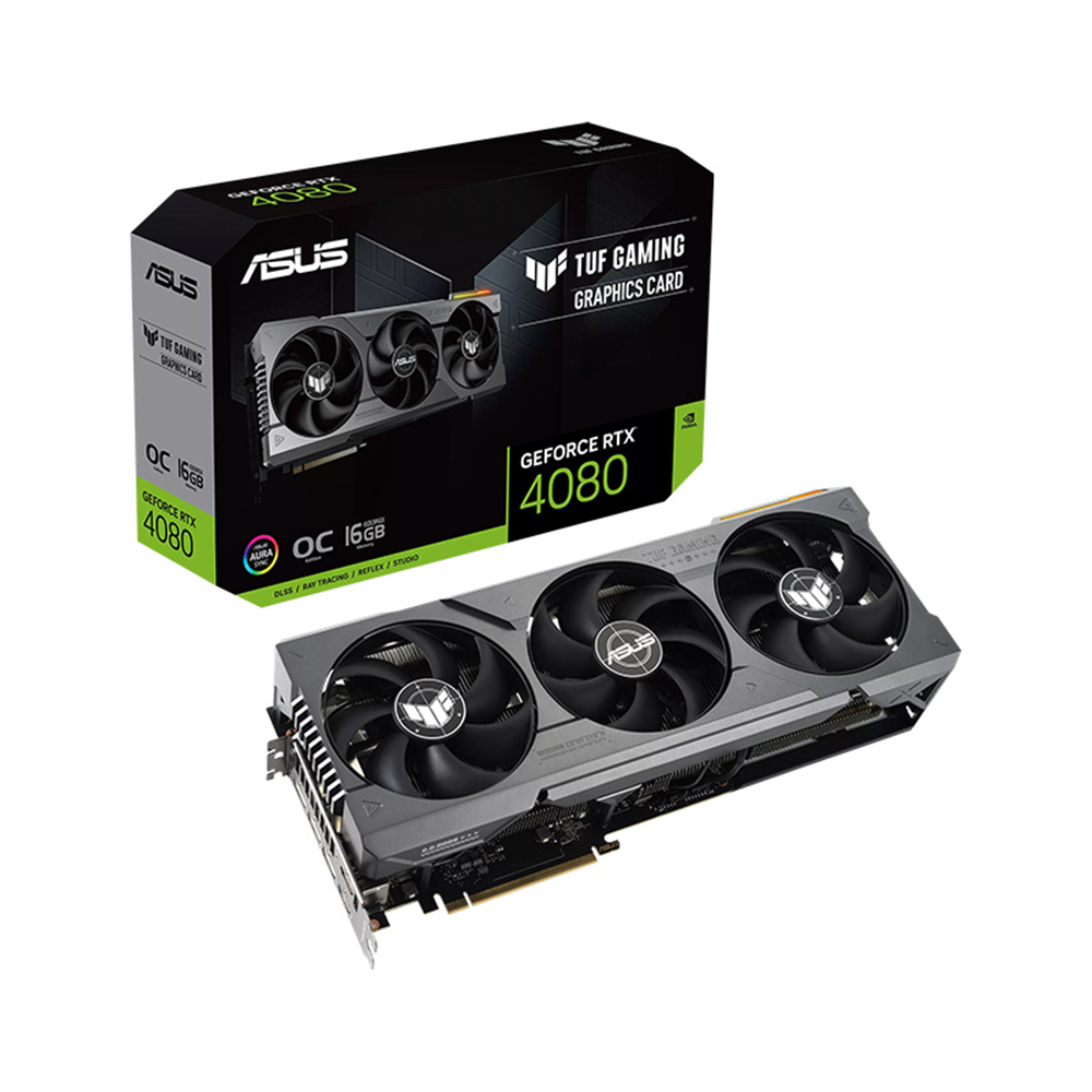 ASUS nVidia GeForce RTX 4080 16GB 256bit TUF-RTX4080-O16G-GAMING
