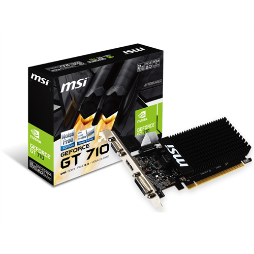 MSI nVidia GeForce GT 710 2GB 64bit GT 710 2GD3H LP