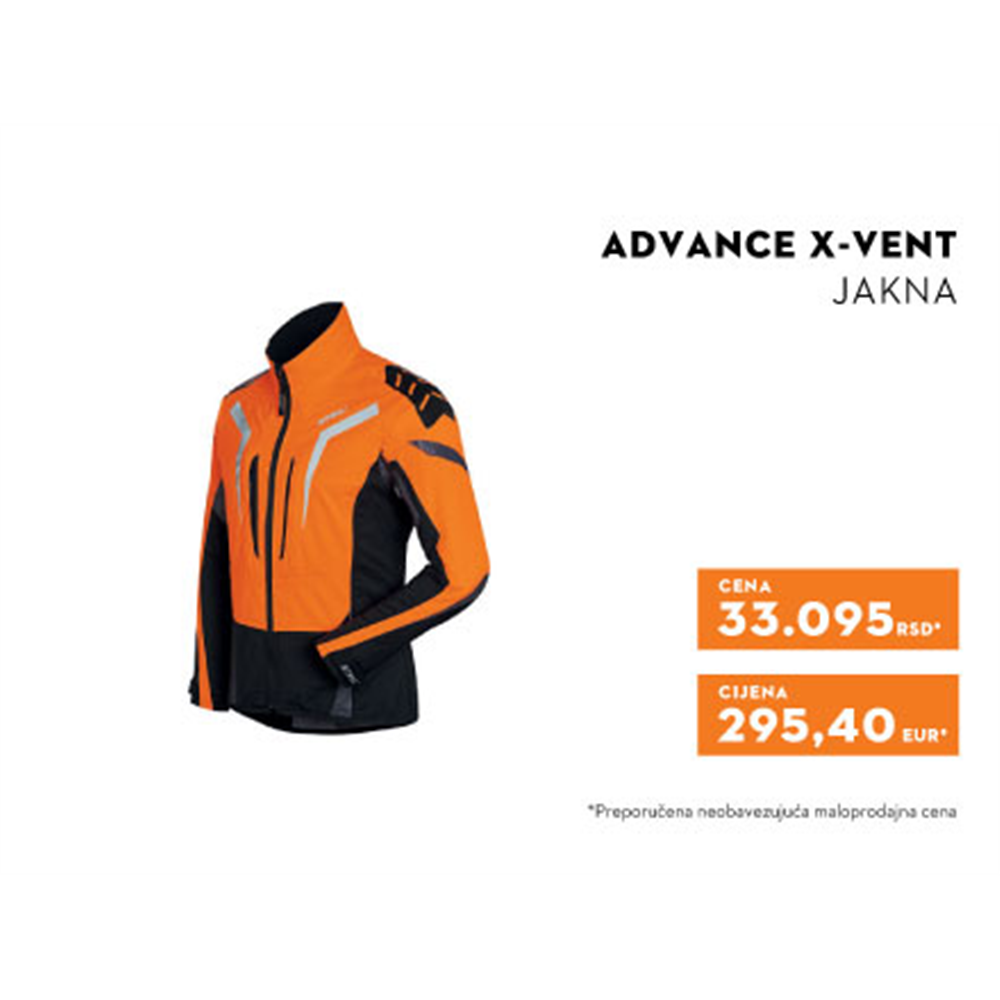 Zaštitna jakna advance X-vent