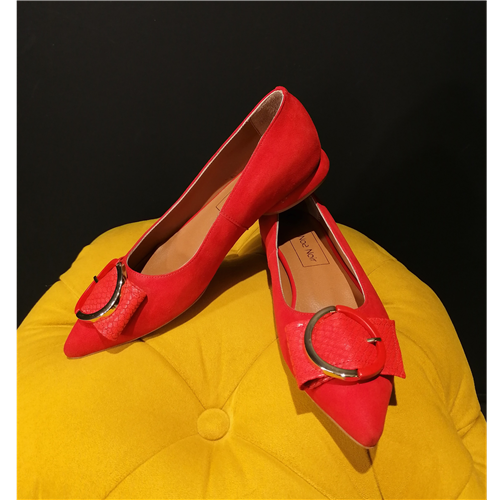 Noa Noir cipele 19112 RED SUEDE/SNAKE