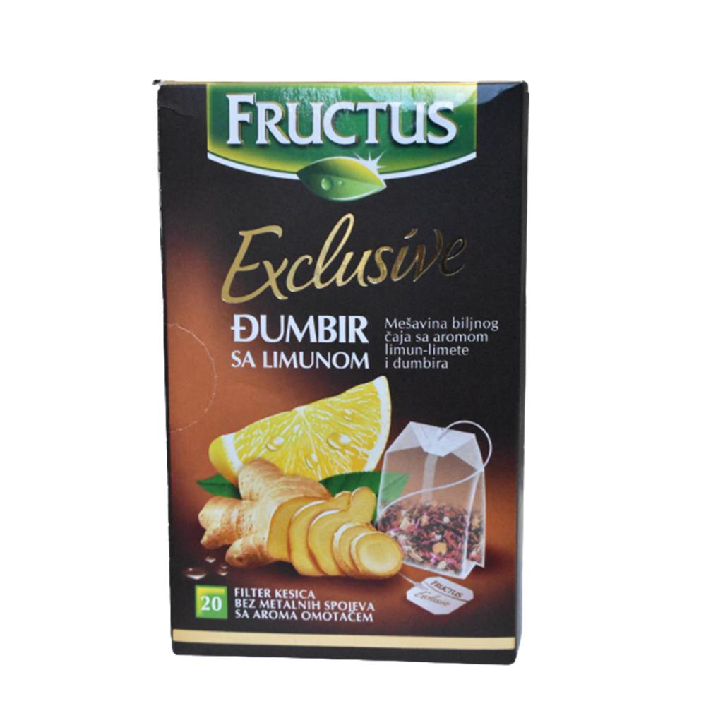Đumbir sa limunom filter čaj Fructus