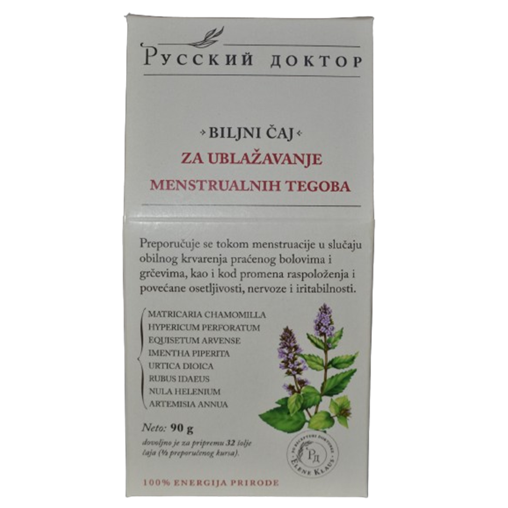 Biljni čaj za ublažavanje menstrualnih tegoba 90g Ruski Doktor