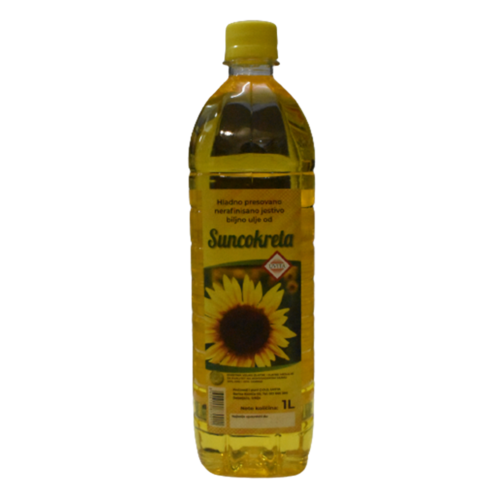 Hladno ceđeno ulje suncokreta  1 l Uvita