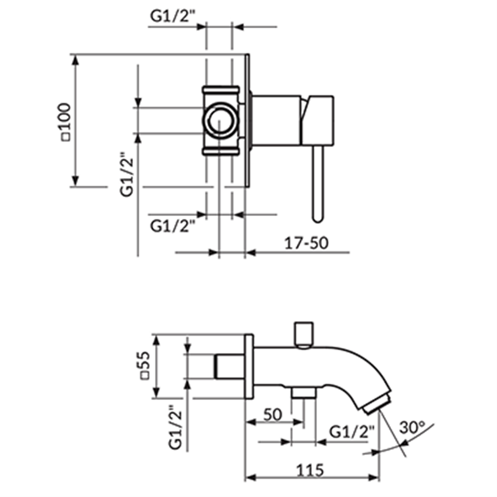 Slavina za kadu JZ31201