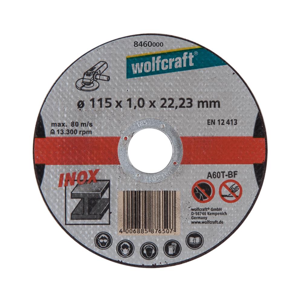 Wolfcraft 8460000 rezne ploče za nerđajući čelik i metal (pak. od 3 kom.)