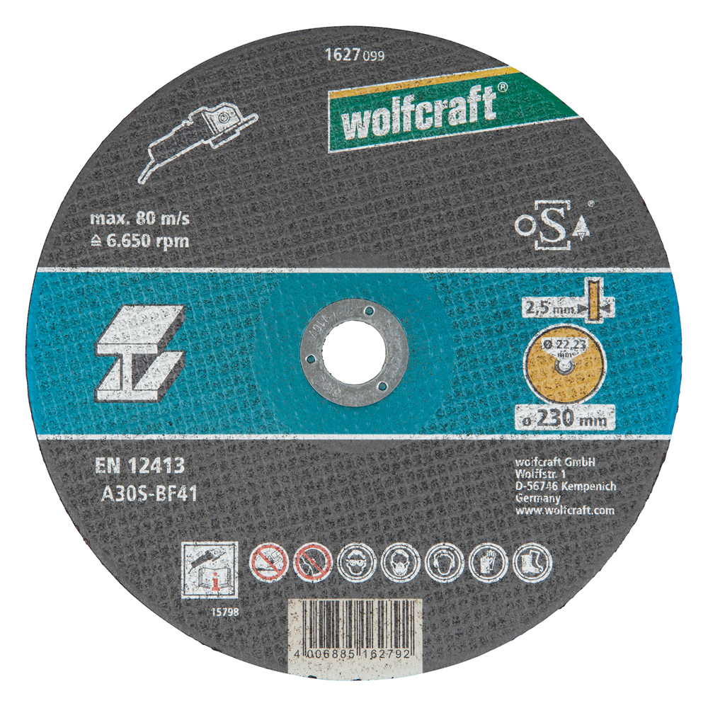 Wolfcraft 1627099 rezna ploča za metal (1 kom)