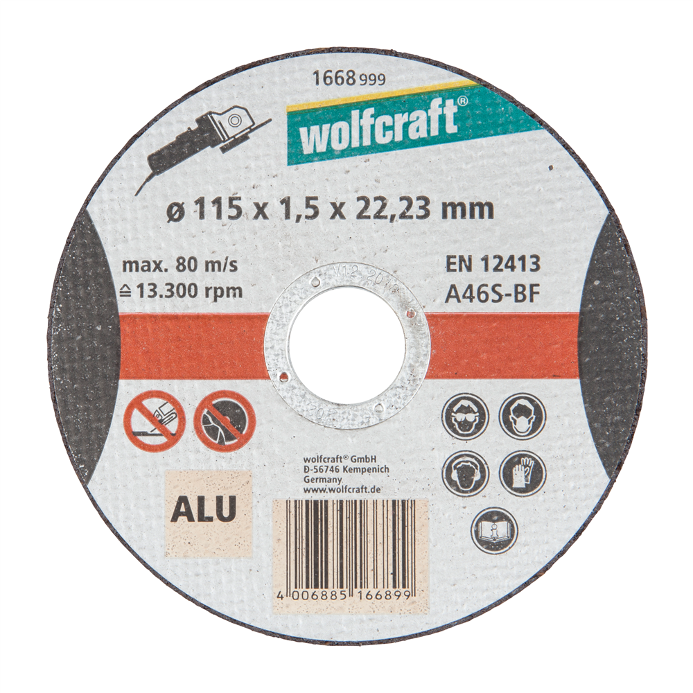 Wolfcraft 1668999 rezna ploča za aluminijum (1 kom)