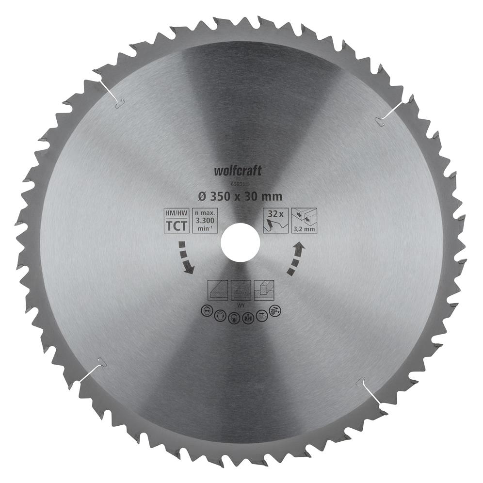 Wolfcraft 6593000  kružna testera za cirkulare HM; 32 zuba (pak. od 1 kom.)