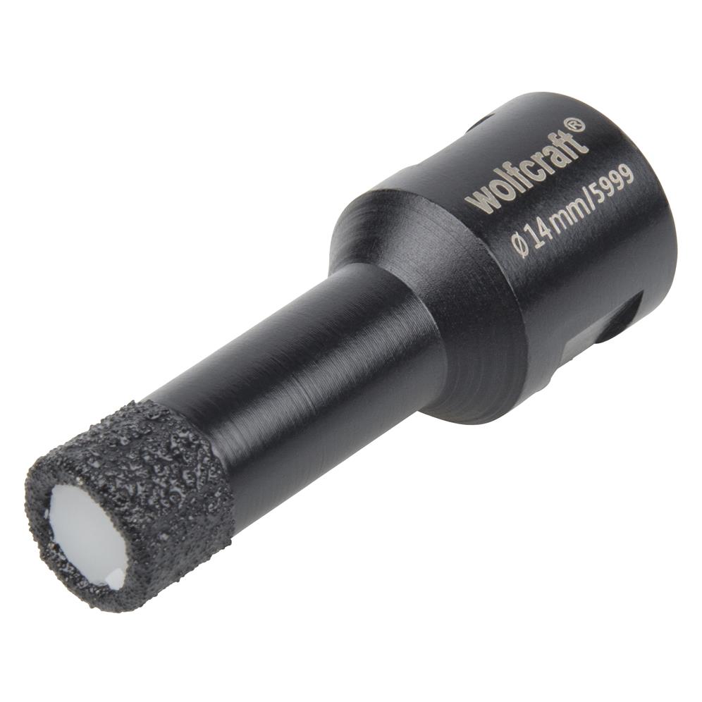 Wolfcraft 5999000 dijamantska krunasta testera »Ceramic«; navoj M 14; o 14 mm  (pak. od 1 kom.)