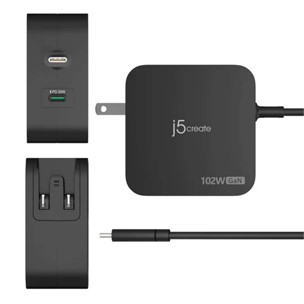 102W GaN PD USB-C 2-Porta sa promenljivim AC utičnicama