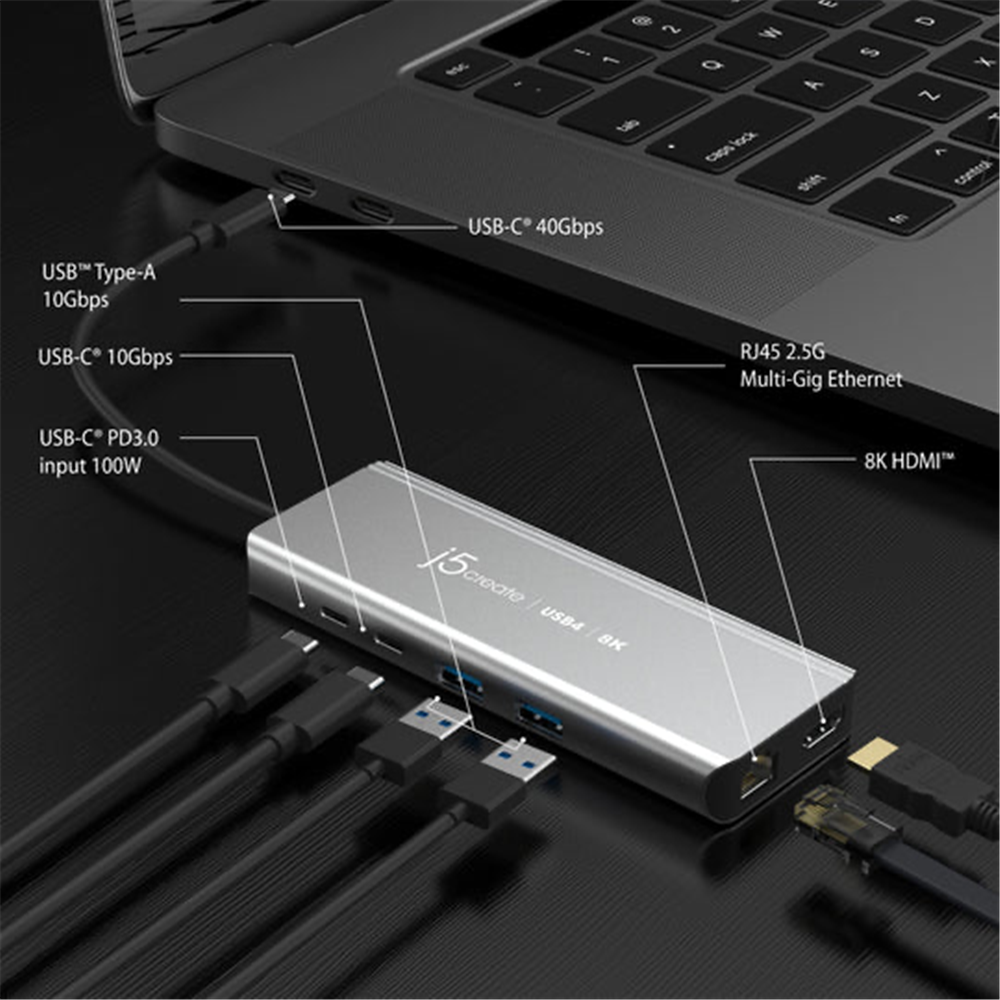 USB4 8K Multi-Port Hub